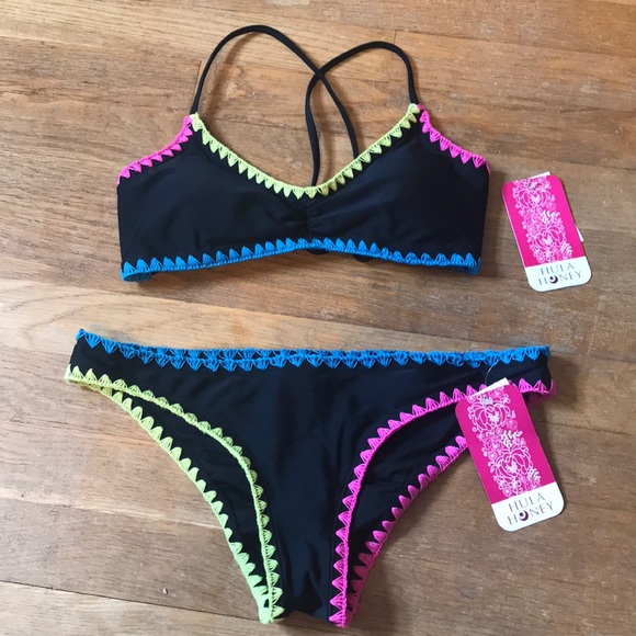 hula honey bikini top